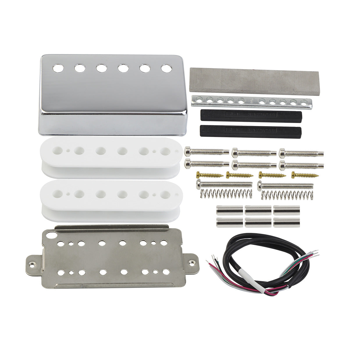 FLEOR Alnico 2 Humbucker LP Guitar Pickup Kit DIY Guitar Parts