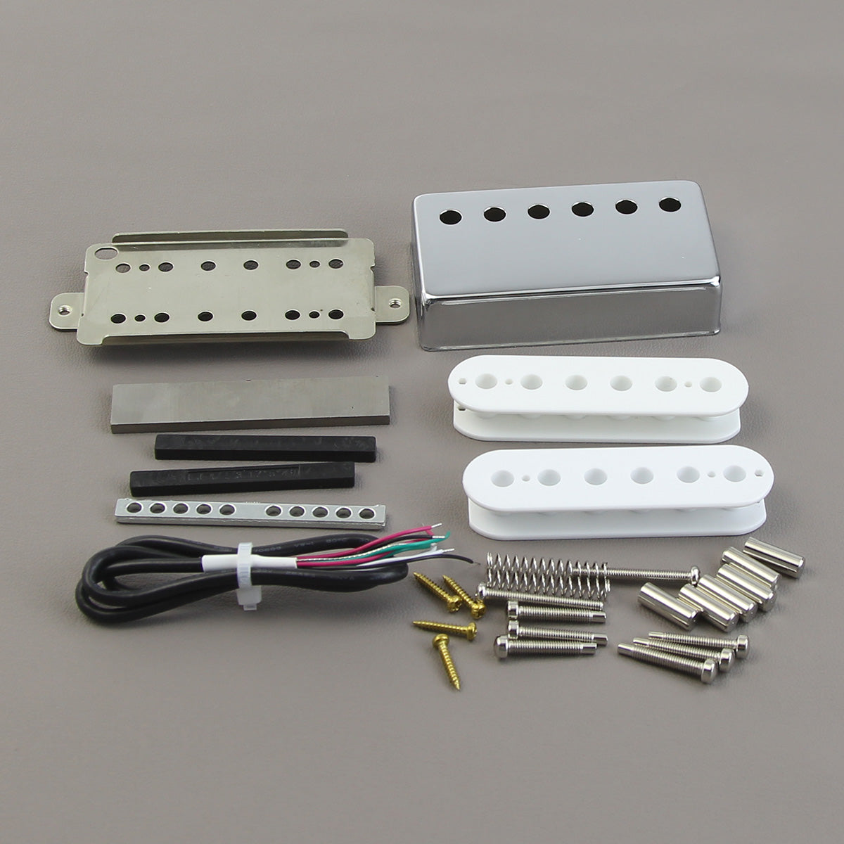 FLEOR Alnico 2 Humbucker LP Guitar Pickup Kit DIY Guitar Parts