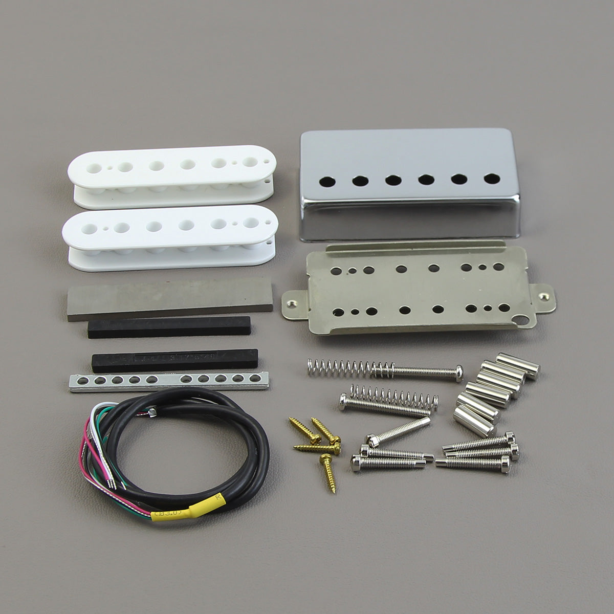 FLEOR Alnico 2 Humbucker LP Guitar Pickup Kit DIY Guitar Parts