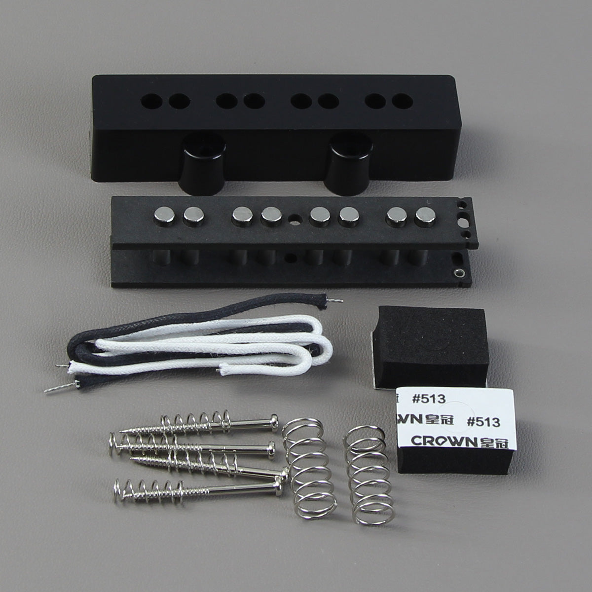 FLEOR Alnico 5 Pickup DIY Kit for Jazz-Bass | iknmusic