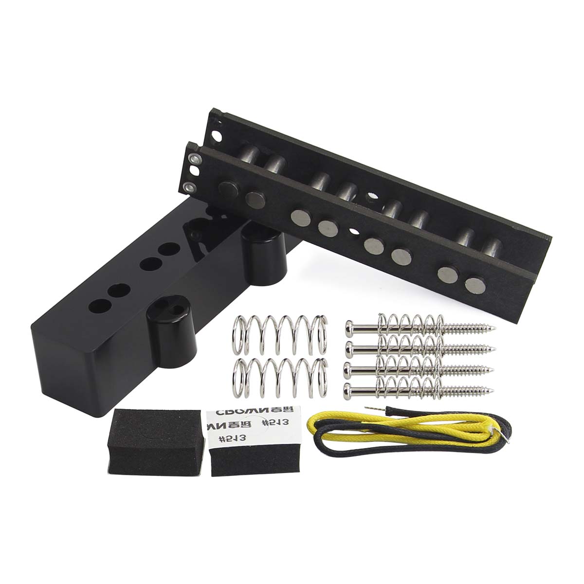 FLEOR Alnico 5 Pickup DIY Kit for Jazz-Bass | iknmusic