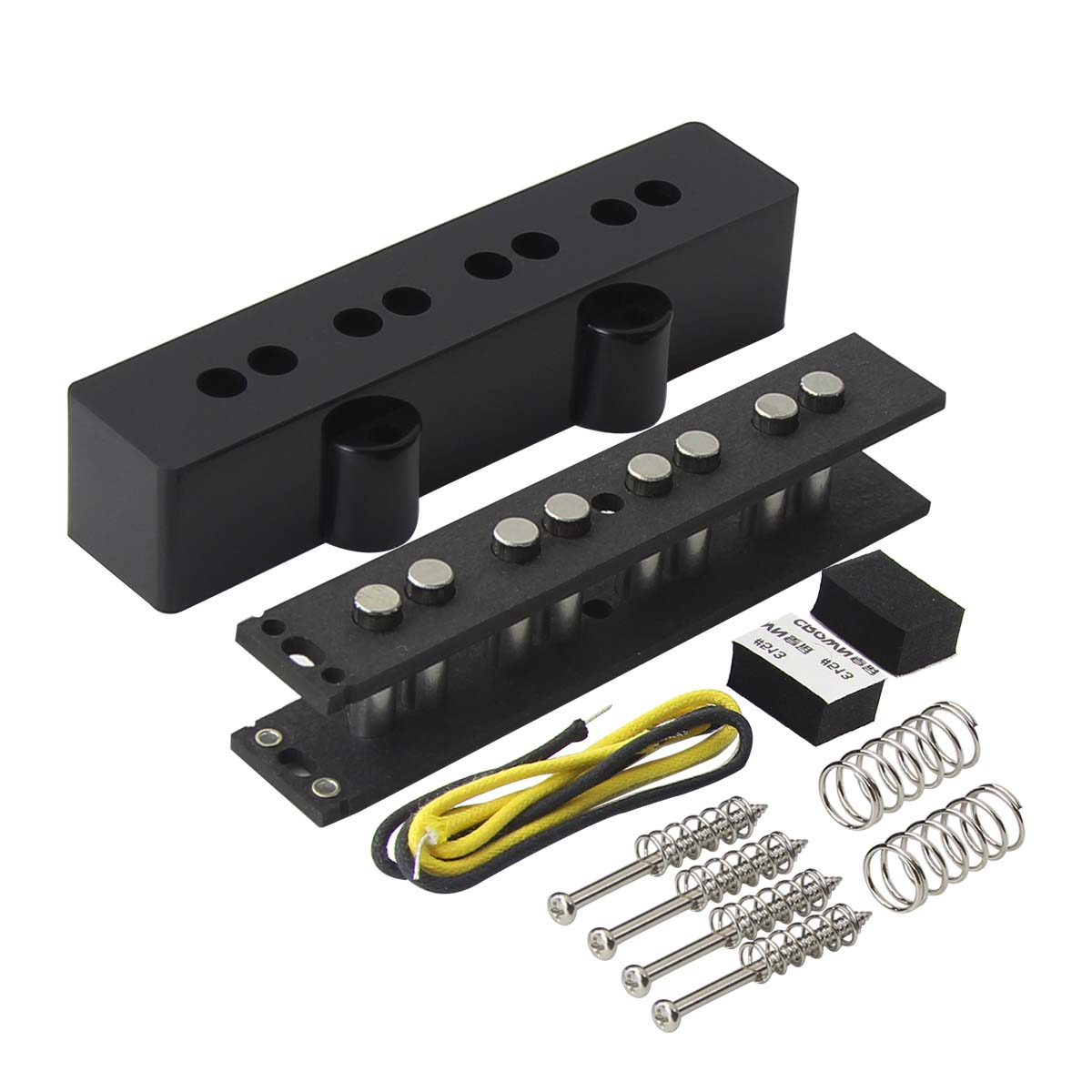 FLEOR Alnico 5 Pickup DIY Kit for Jazz-Bass | iknmusic