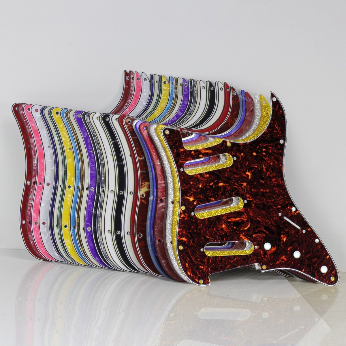11 Hole SSS Strat Pickguard