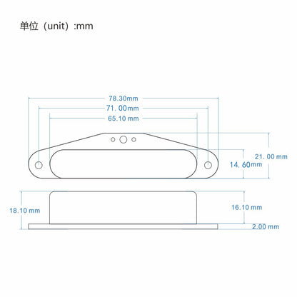 FLEOR Alnico 5 Tele Pickup Neck Single Coil Pickup | iknmusic