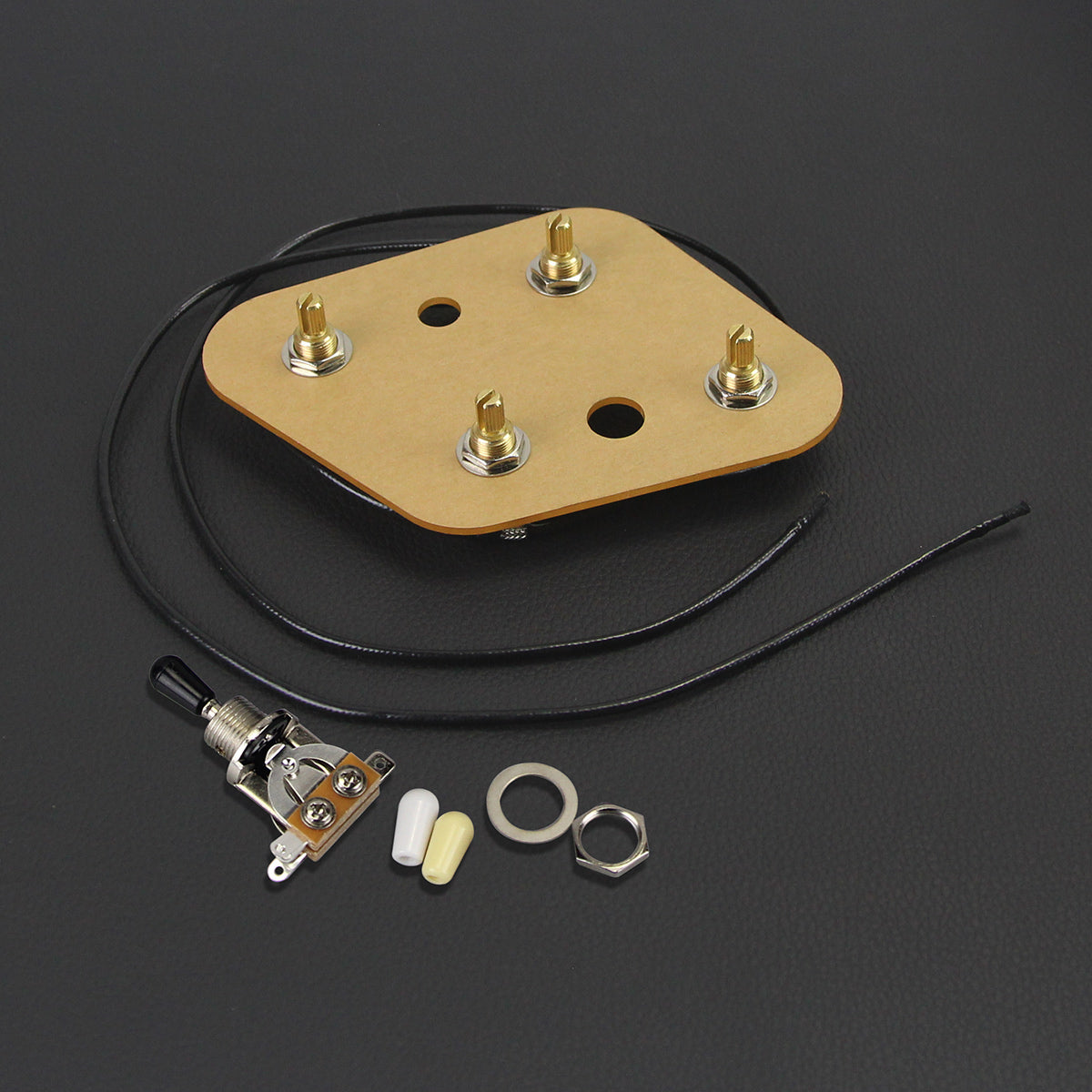 FLEOR Prewired 2T2V LP Guitar Wiring Harness Kit | iknmusic