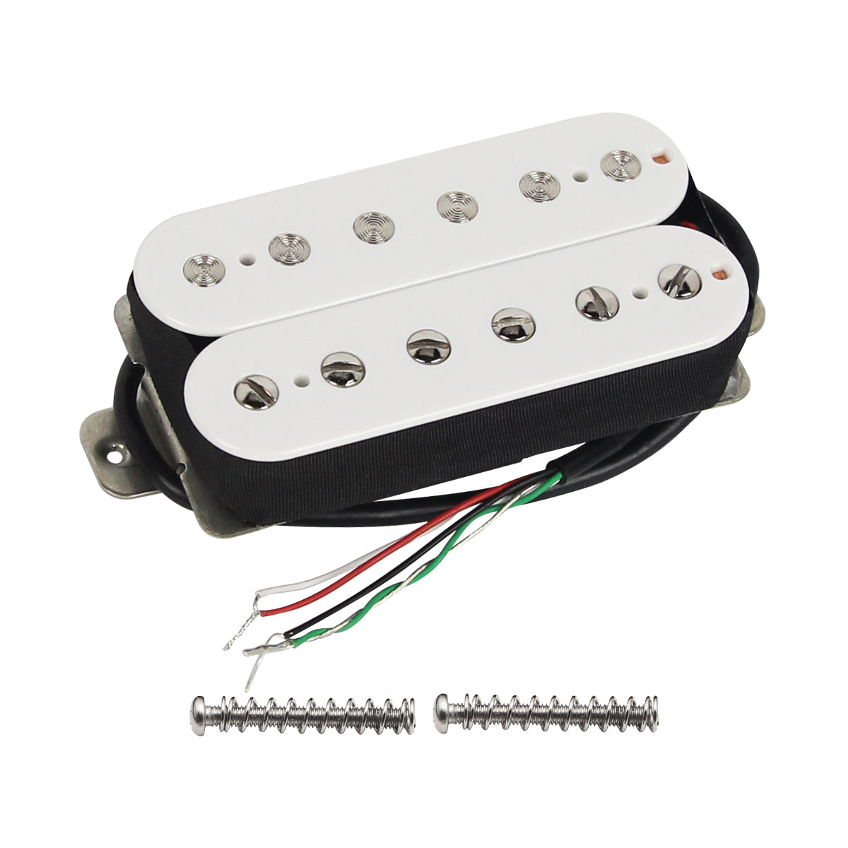 Pastillas Humbucker de doble bobina para guitarra eléctrica FLEOR Alnico 5 para piezas de guitarra eléctrica, 3 colores disponibles