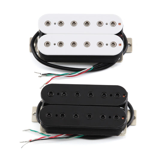 FLEOR Humbucker Electric Guitar Pickup High Output Ceramic Pickup,Neck/Bridge