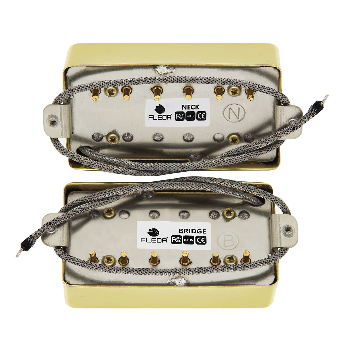 FLEOR Alnico 5 Humbucker Pickups for Les Paul | iknmusic