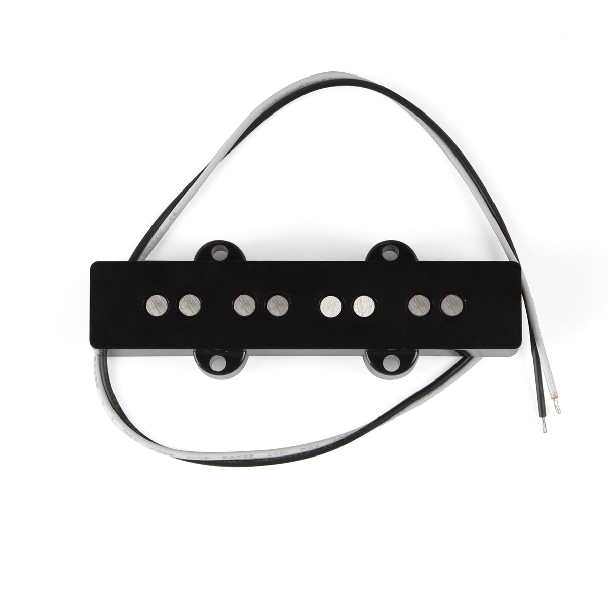 FLEOR Black Open Alnico 5 JB Bass Pickup for 4 Strings Electric Bass