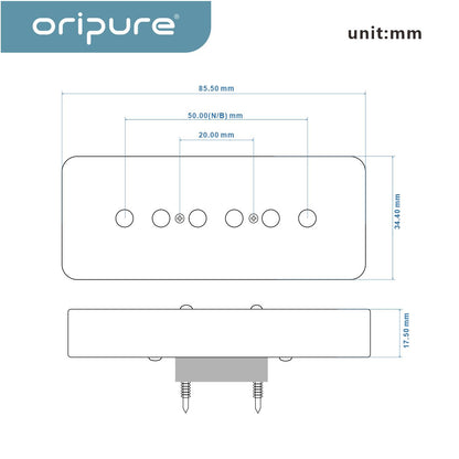 OriPure Handmade Alnico 5 P 90 P90 Pickup Guitar Pickup-iknmusic