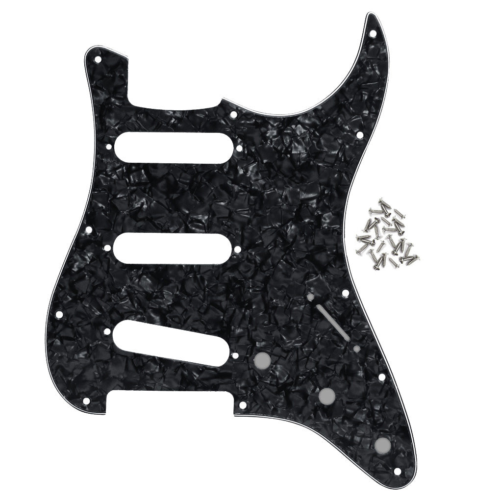 FLEOR 11 Hole Strat SSS Guitar Pickguard | iknmusic