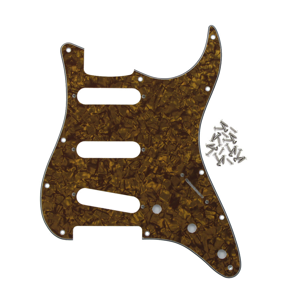 FLEOR 11 Hole Strat SSS Guitar Pickguard | iknmusic