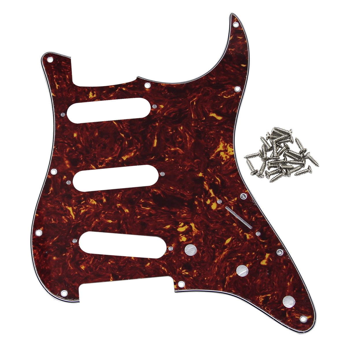 FLEOR 11 Hole Strat SSS Guitar Pickguard | iknmusic