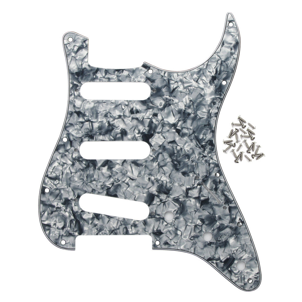 FLEOR 11 Hole Strat SSS Guitar Pickguard | iknmusic