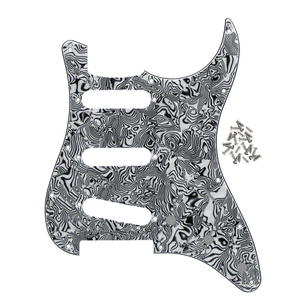 FLEOR 11 Hole Strat SSS Guitar Pickguard | iknmusic