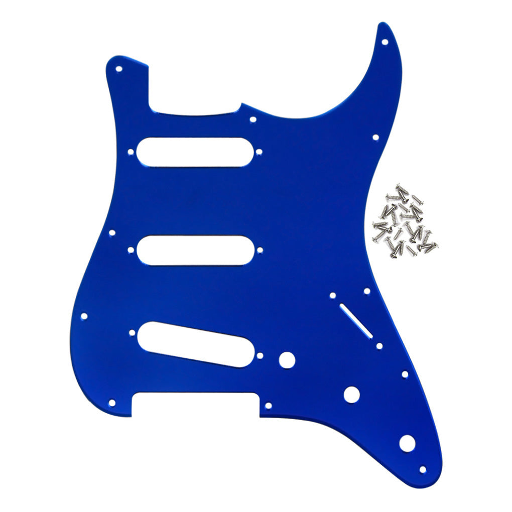 FLEOR 11 Hole Strat SSS Guitar Pickguard | iknmusic