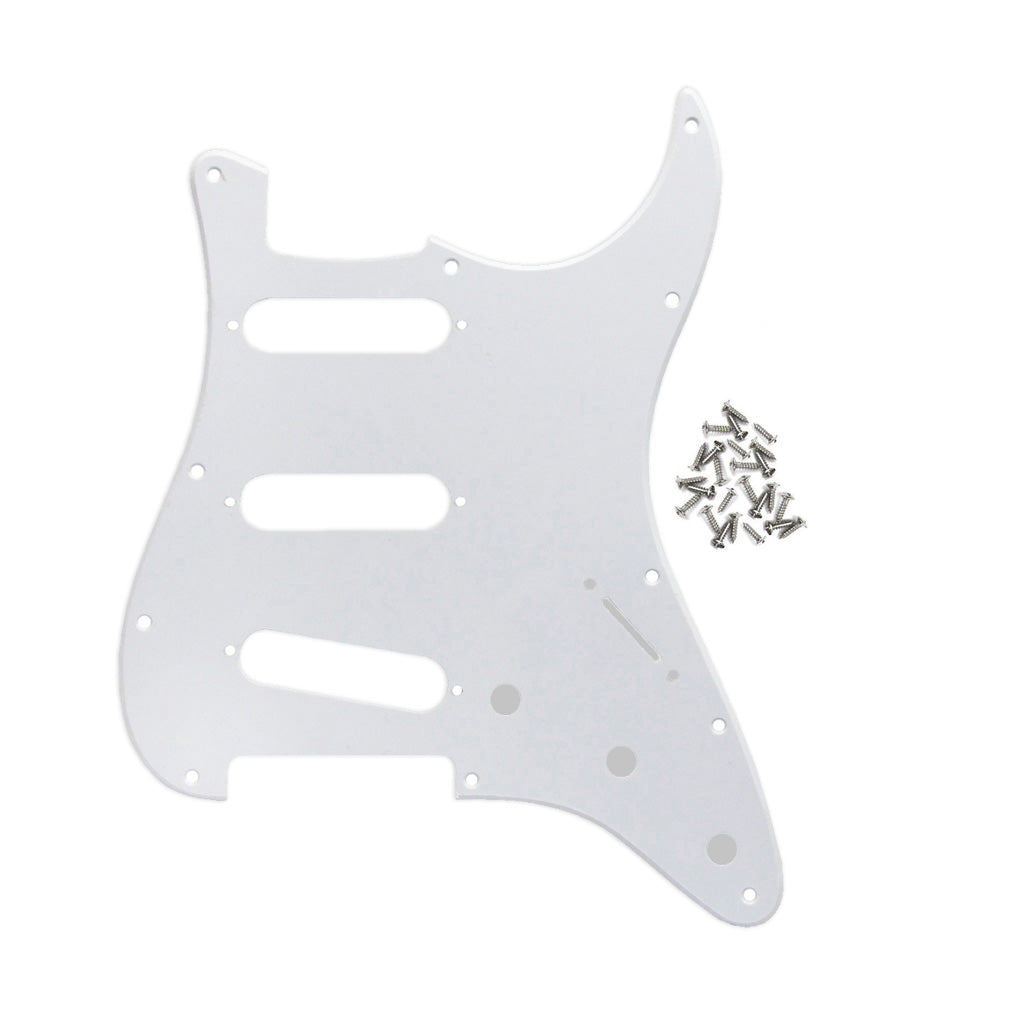 FLEOR 11 Hole Strat SSS Guitar Pickguard | iknmusic