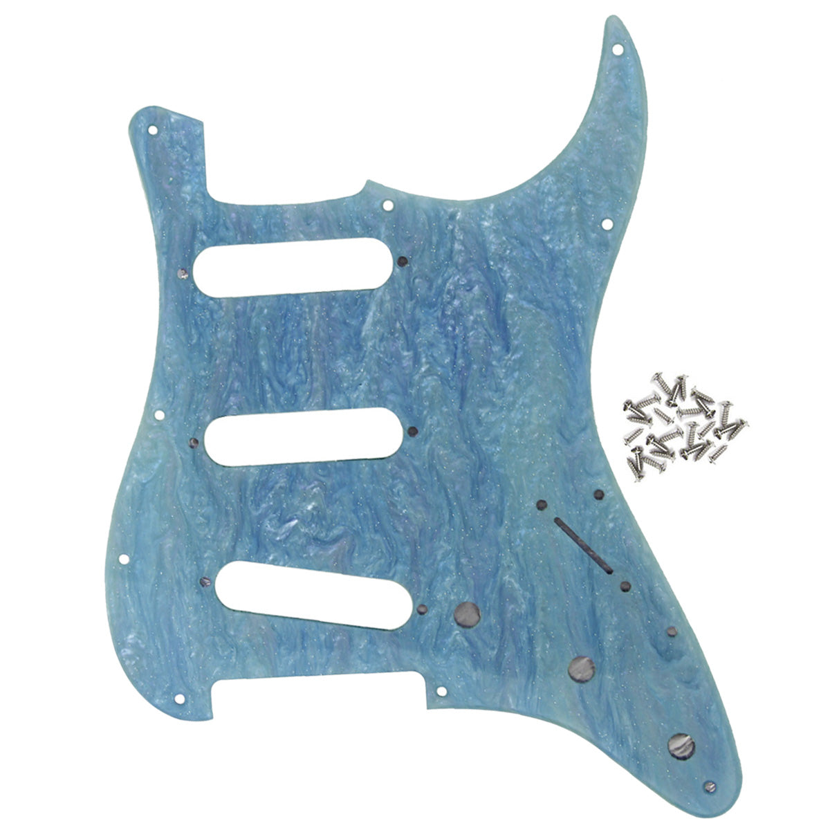 FLEOR 11 Hole Strat SSS Guitar Pickguard | iknmusic