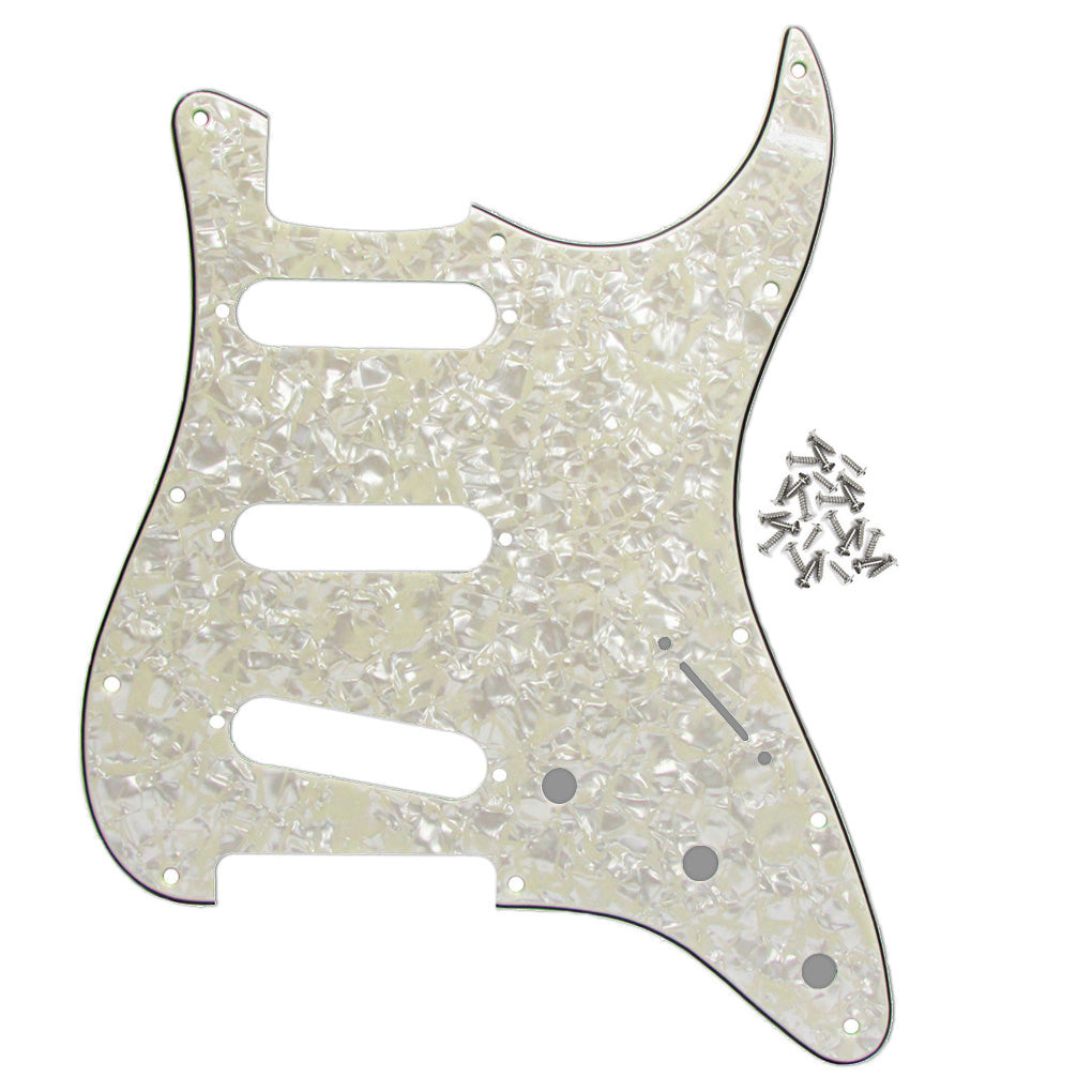 FLEOR 11 Hole Strat SSS Guitar Pickguard | iknmusic