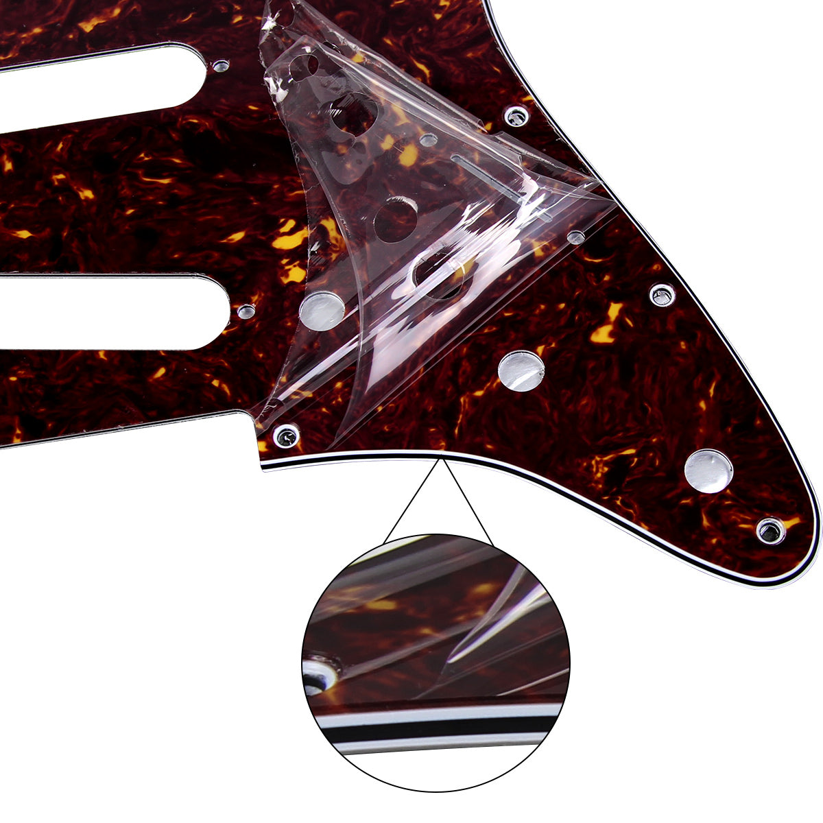 FLEOR 11 Hole Strat SSS Guitar Pickguard | iknmusic