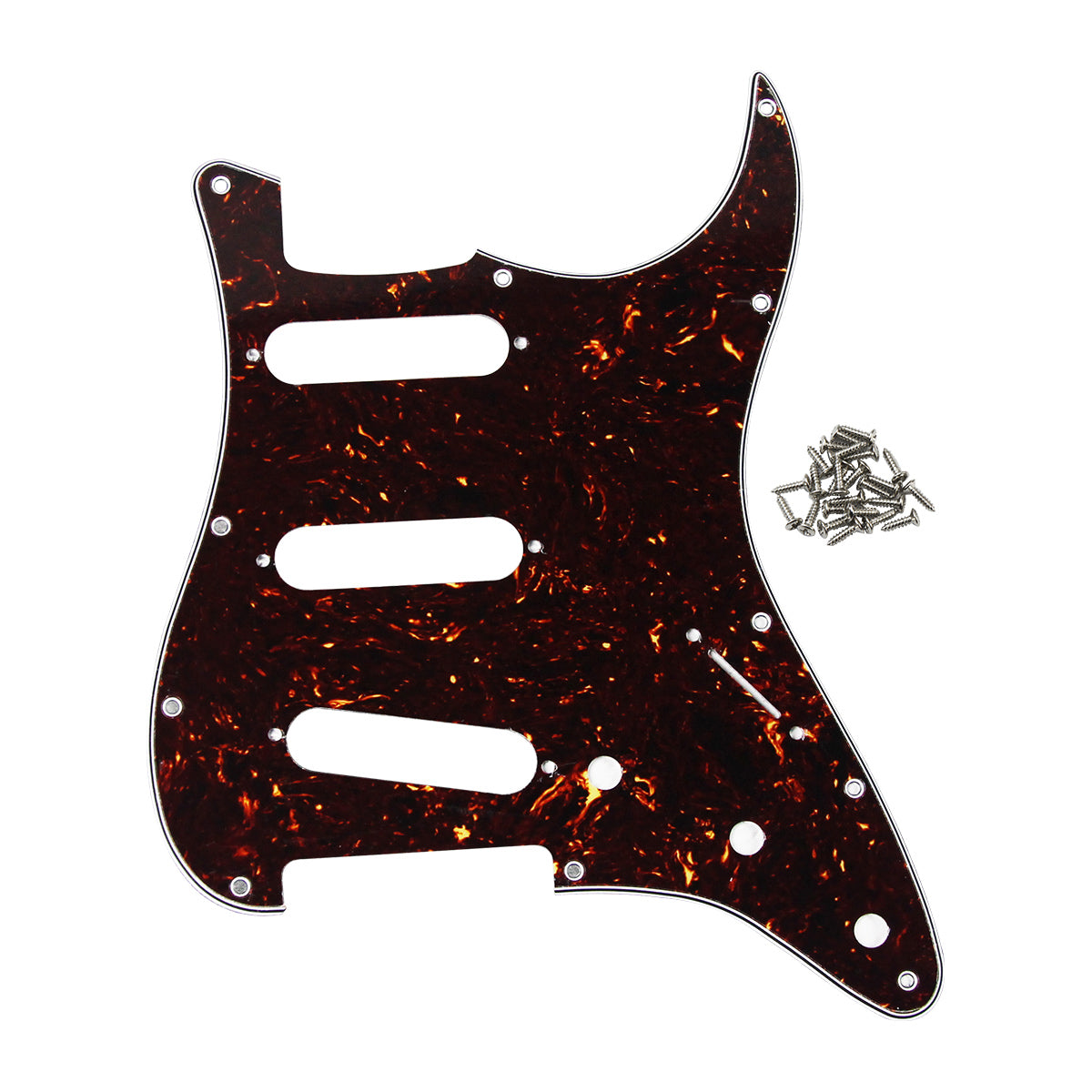 FLEOR 11 Hole Strat SSS Guitar Pickguard | iknmusic