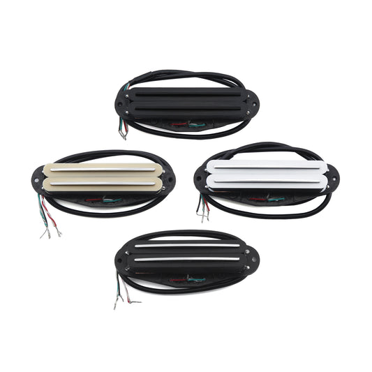 FLEOR Hot Dual Rail Humbucker Single-Coil-Sized Guitar Humbucker Pickup