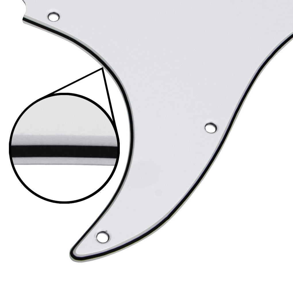 FLEOR Left Handed 11 Holes SSS Guitar Pickguard Scratch Plate with Screws for Strat Guitar Parts,7 Colors Available
