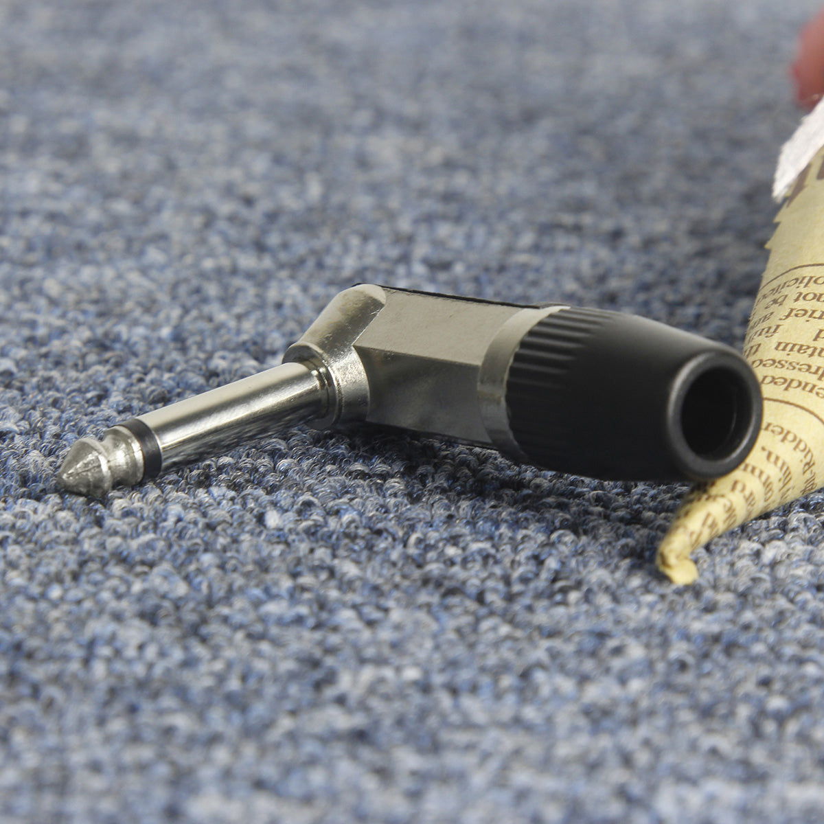 FLEOR 1/4" 6.35mm Jack Right Angle Male Mono Guitar Jack Plug Connector L-Shape