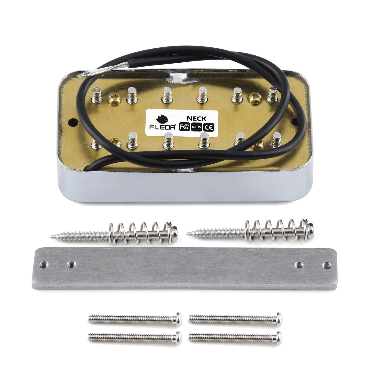 FLEOR Alnico 2 Electric Guitar Humbucker Pickup FT Style Guitar Neck/ Bridge Pickups for Electric Guitar
