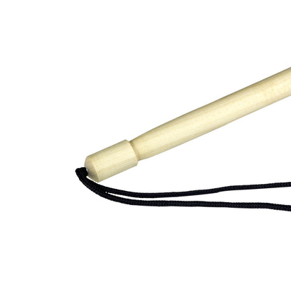 FLEOR Gong Mallet with Wool Head, Wooden Core, Ivory