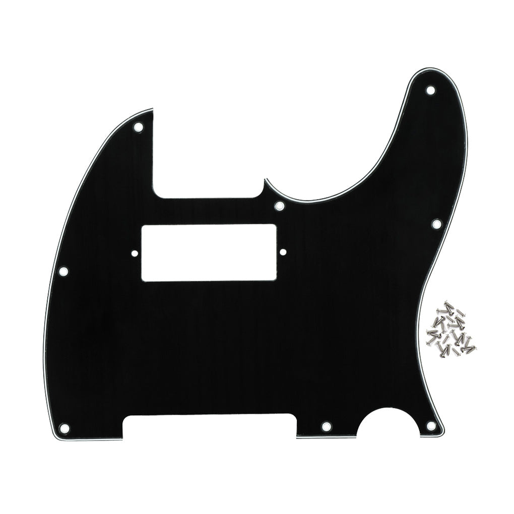 FLEOR Mini Humbucker Tele Guitar Pickguard with Screws