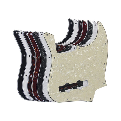 FLEOR JB Bass Pickguard & Screws for 4-String Bass, without Truss Rod Hole Style