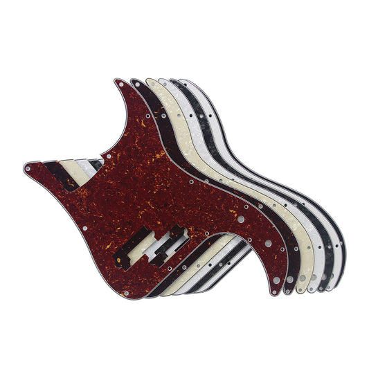 FLEOR 13 trous PB Bass Pickguard No Truss Rod Type de trou et vis pour basse 4 cordes