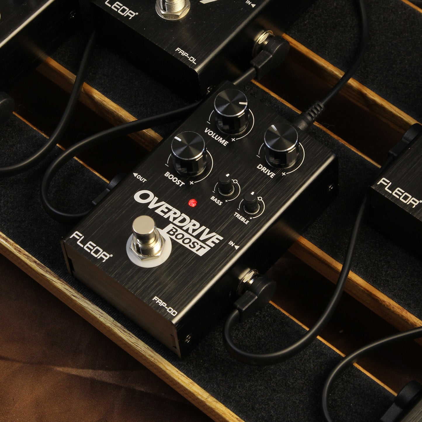 FLEOR FAP-OD Analog-Voiced Overdrive + Boost Pedal