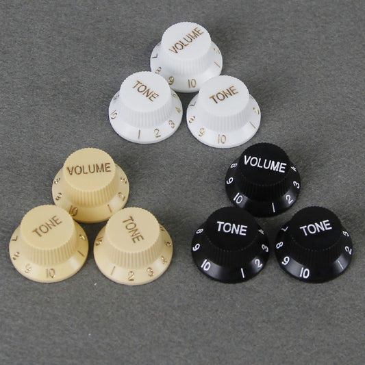 FLEOR 2T1V Boutons de guitare Strat Boutons de contrôle de la vitesse de la tonalité du volume