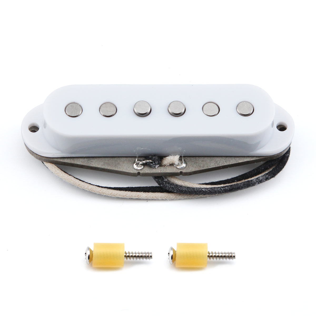 FLEOR Vintage Style SSS Alnico 5 Handwound Single Coil Pickups – Classic 60s Blues & Rock Tone for ST Style Guitars
