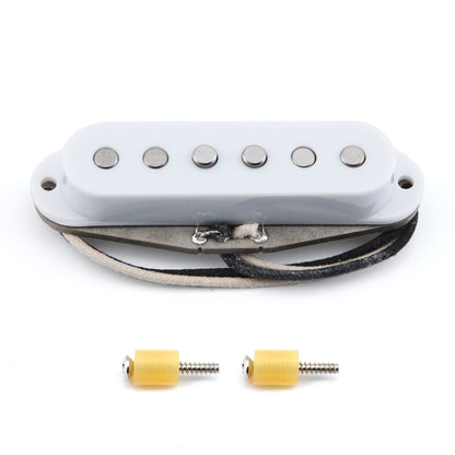 FLEOR Vintage Style SSS Alnico 5 Handwound Single Coil Pickups – Classic 60s Blues & Rock Tone for ST Style Guitars