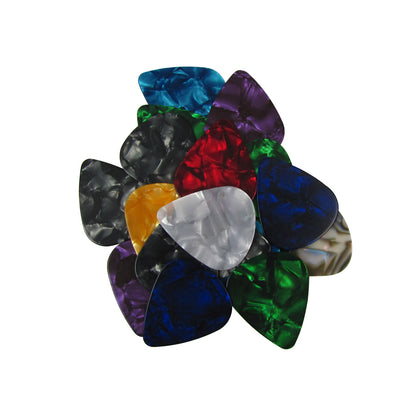 FLEOR Pearl Guitar Picks, Assorted Colors, 6pcs Set