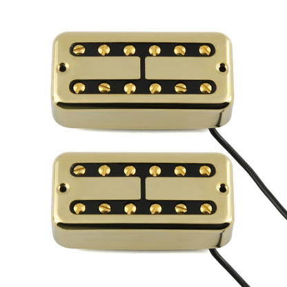 FLEOR Alnico 2 Electric Guitar Humbucker Pickup FT Style Guitar Neck/ Bridge Pickups for Electric Guitar