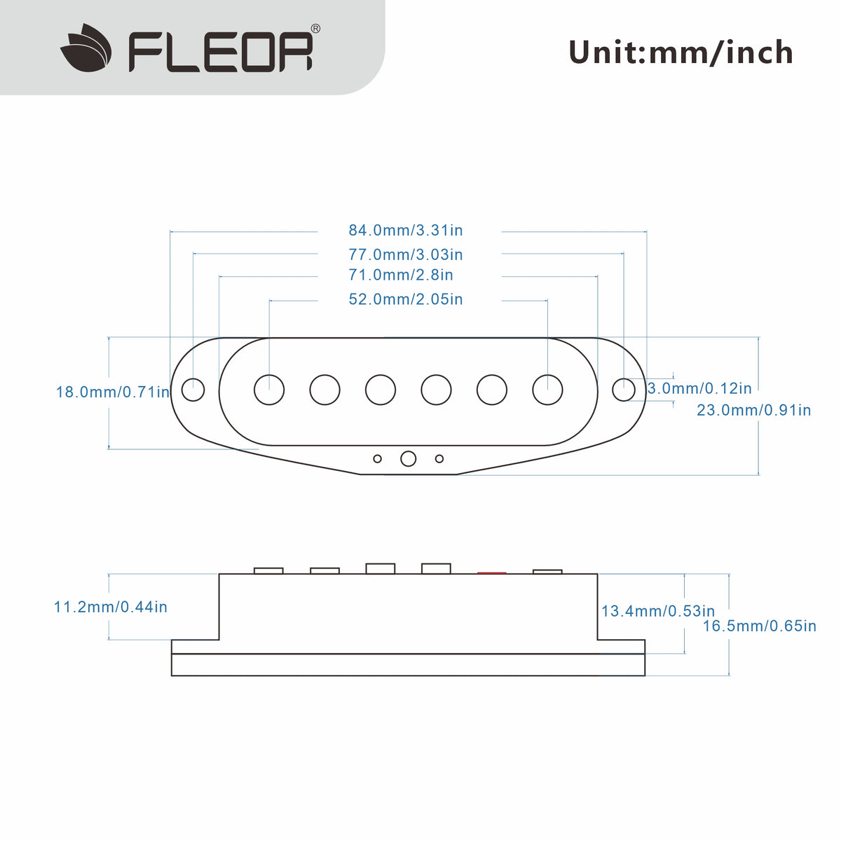 FLEOR Vintage Style SSS Alnico 5 Handwound Single Coil Pickups – Classic 60s Blues & Rock Tone for ST Style Guitars