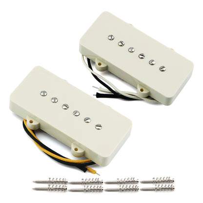 FLEOR Alnico 5 JM Pickup Electric Guitar Single Coil Neck+Bridge Pickups