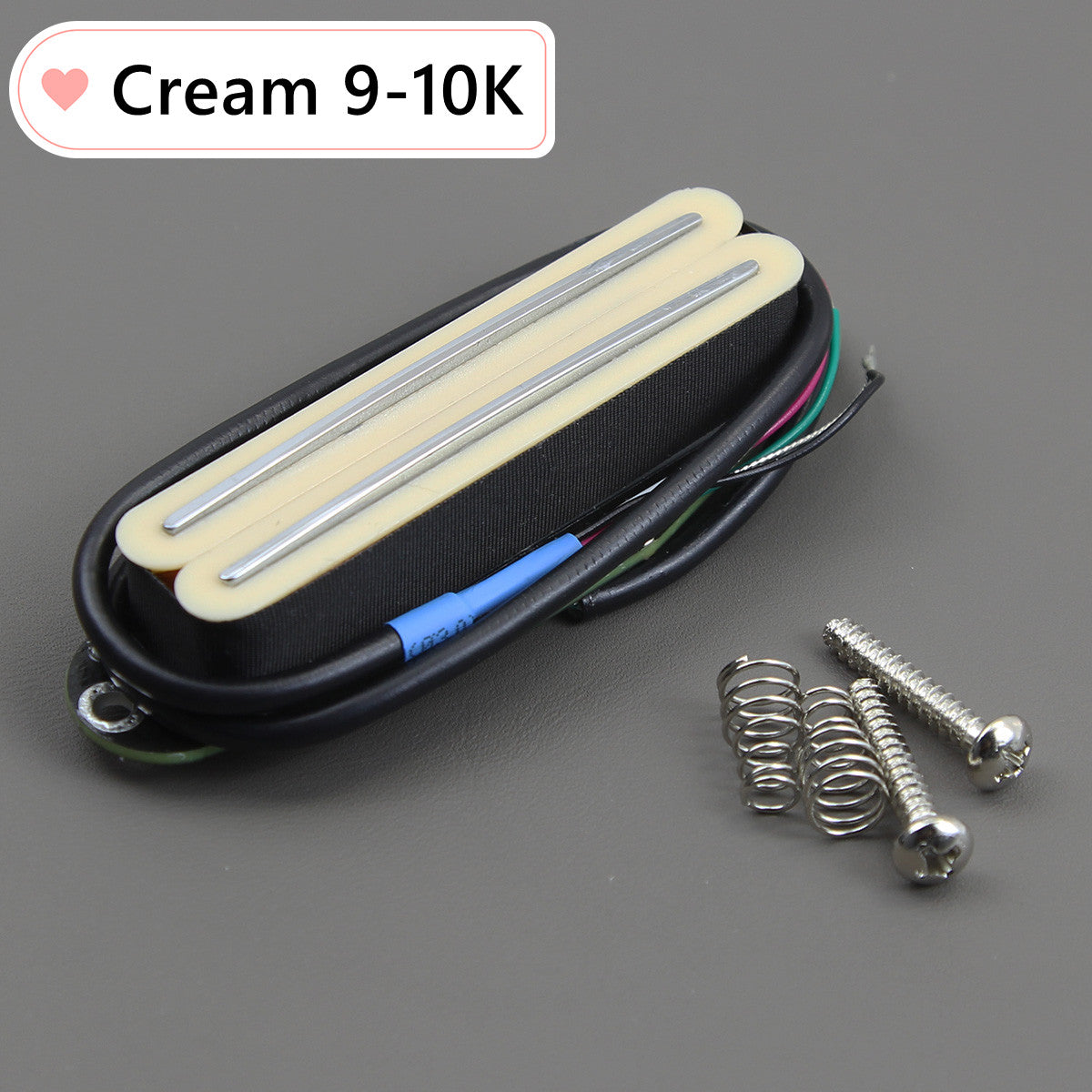 Alnico5 Charra Elettrica Humbucker 16.6K Lama/ve Esagonale Regolazione Doppia Bobina Con Cavo A 4 Derivazioni/spacco Bobina Alnico V Nero - Foto 9