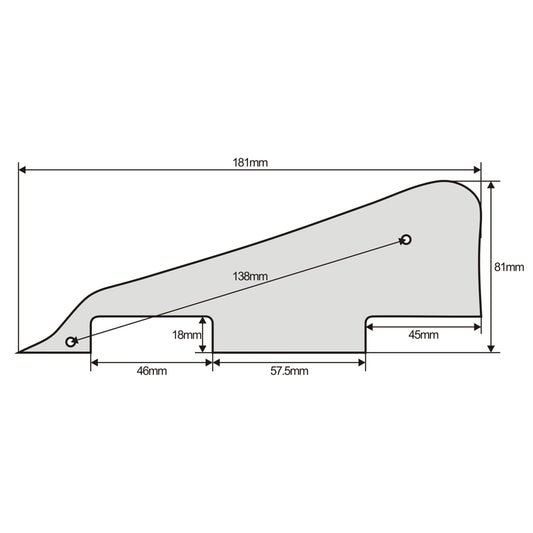 FLEOR LP Guitar Pickguard with Metal Bracket for LP | iknmusic
