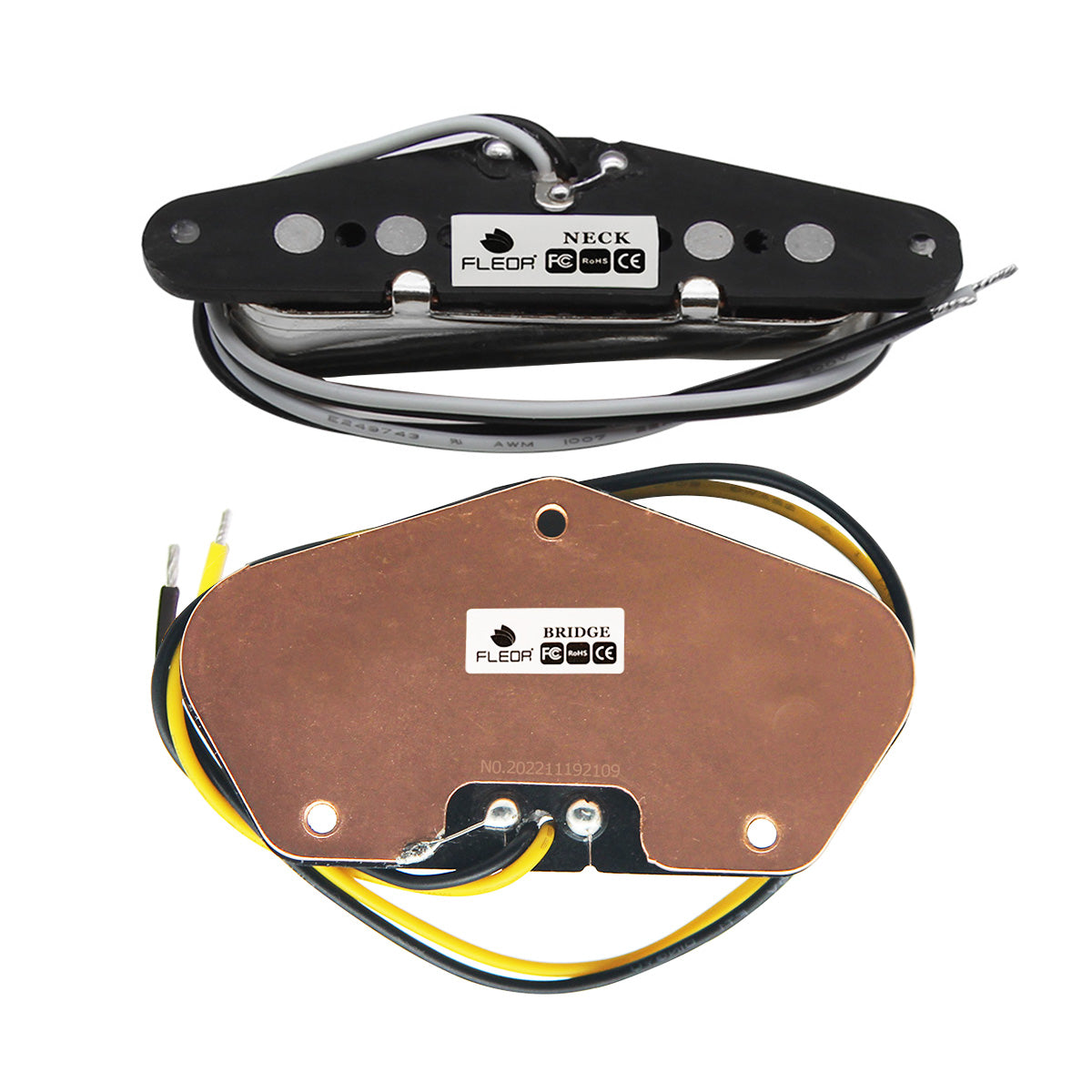 FLEOR Vintage Alnico 5 Tele Pickup Set For Tele Guitar | iknmusic