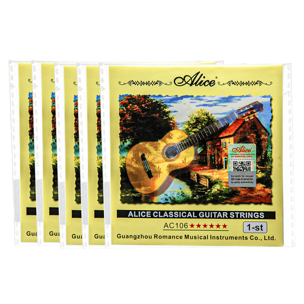 FLEOR 5PCS Classical Guitar Strings Single Nylon Strings iknmusic