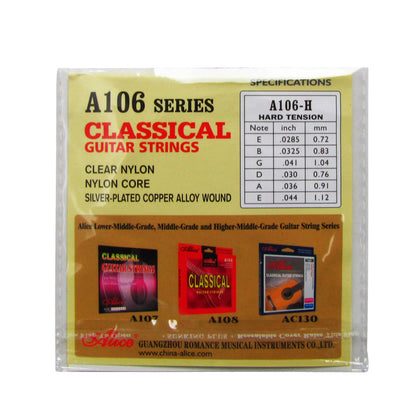 Alice 10pcs Classical Guitar G-3rd Single String Clear Nylon .041 | iknmusic