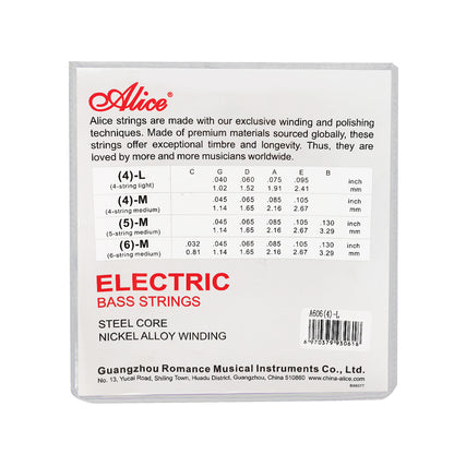 Alice 5 Strings Electric Bass Strings Set A606(5)-M | iknmusic