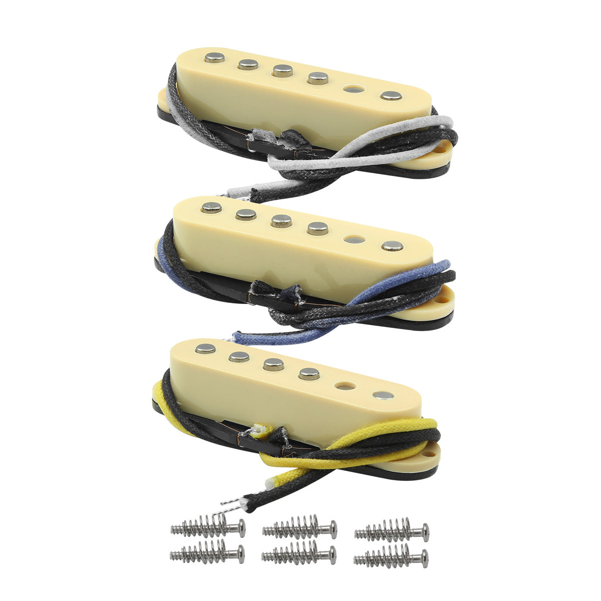 FLEOR Staggered Alnico 5 Strat Guitar Single Coil Pickup | iknmusic