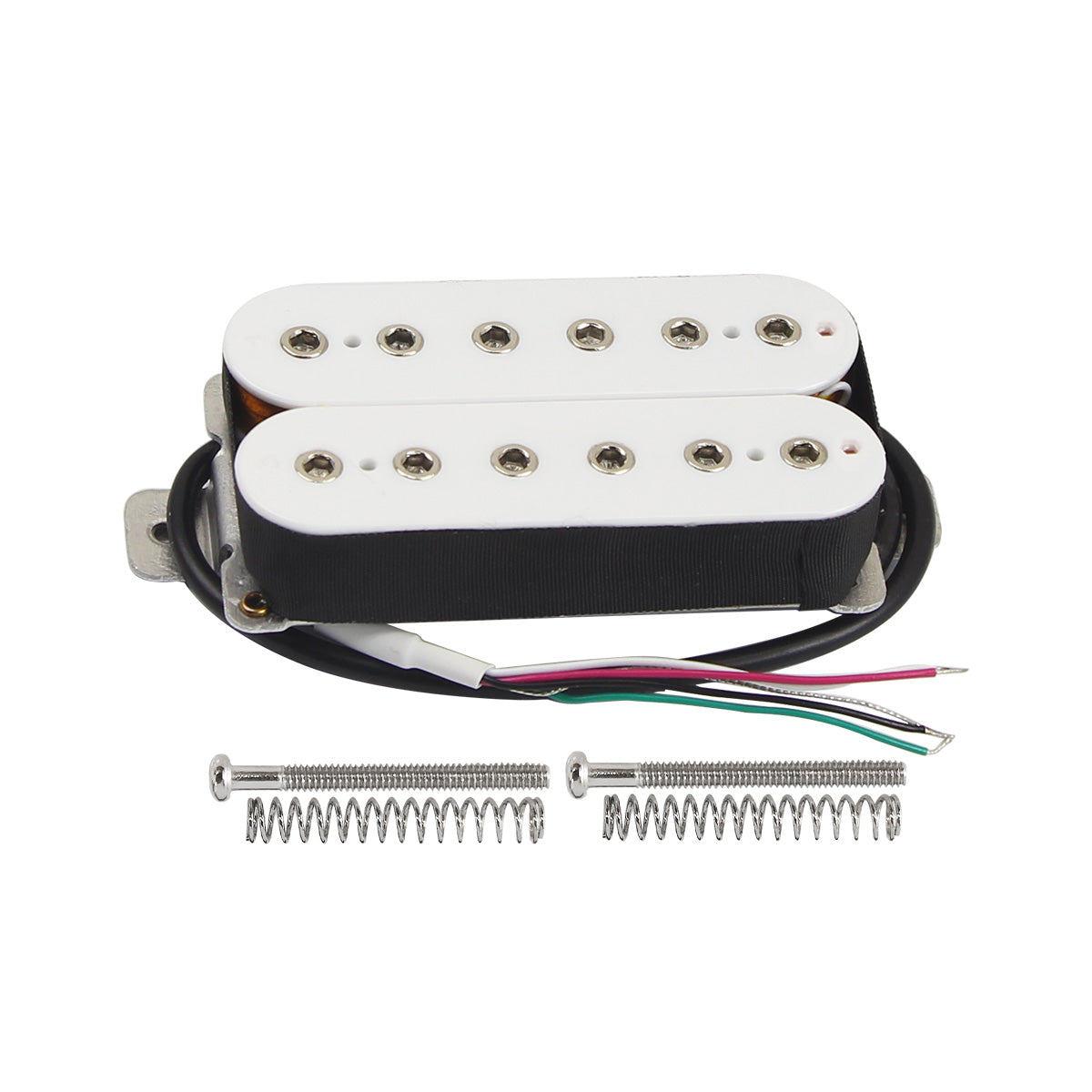 <transcy>FLEOR Humbucker E-Gitarren Pickup High Output Keramik Pickup,Hals/Brücke</transcy>