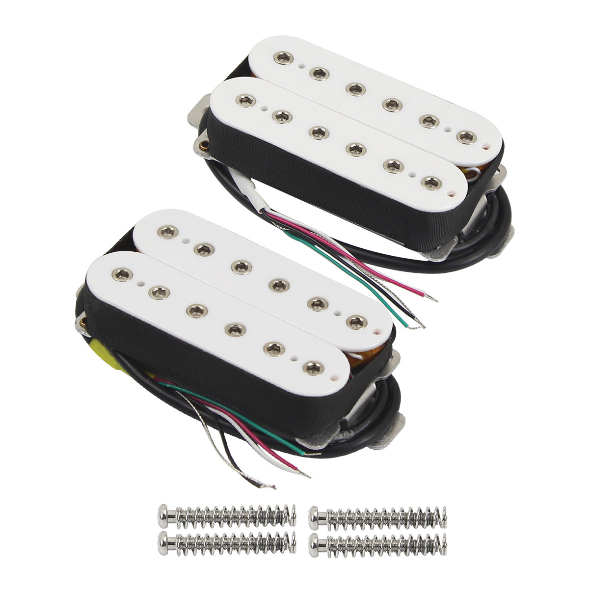 Pastilla de guitarra eléctrica FLEOR Humbucker, pastilla de cerámica de alto rendimiento, cuello/puente